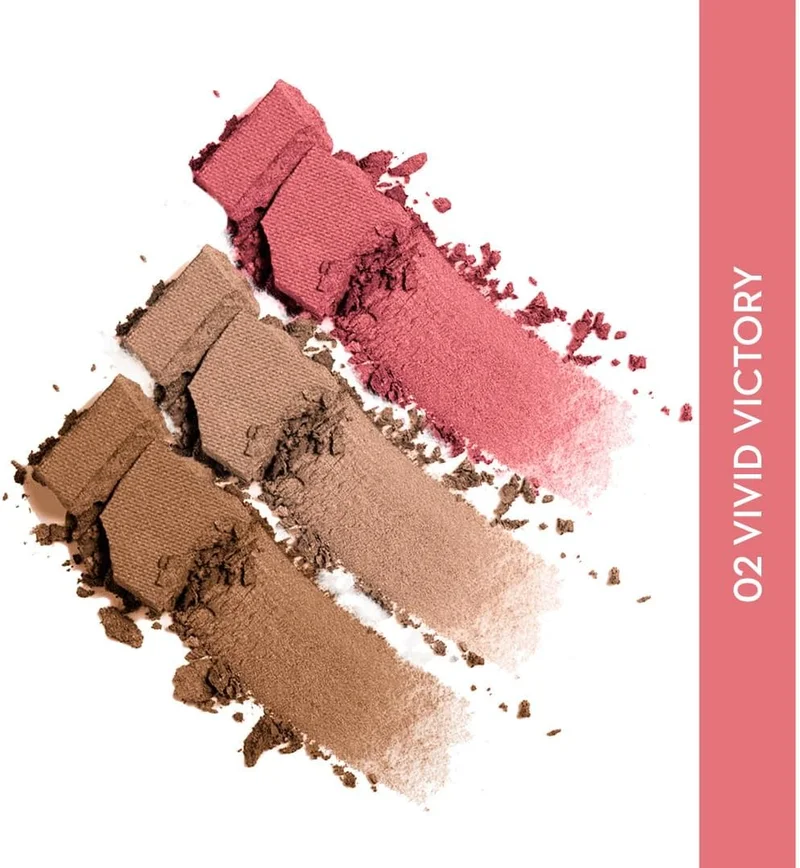 شوجر كوزماتيكس SUGAR Cosmetics Contour De Force Face Palette 02 Vivid Victory, 12 g